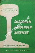 Suburban Passenger Services [Timetable], 17th June to 15th September 1957 by British Railways Southern Region